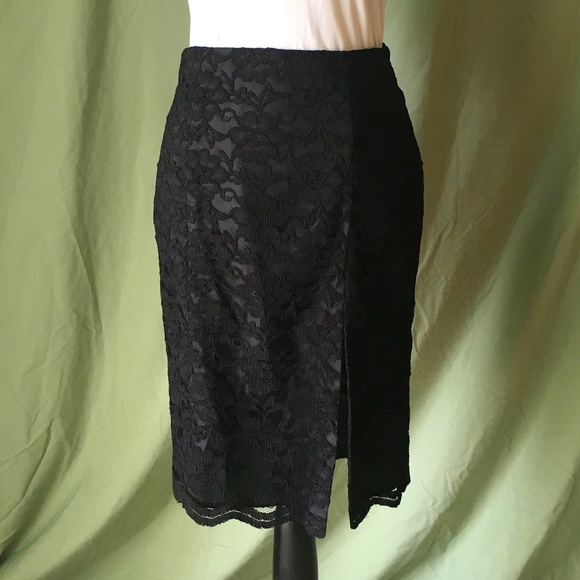 Victoria's Secret Dresses & Skirts - VS Sexy Thigh Slit Lace Pencil Skirt, NWOT sz 2